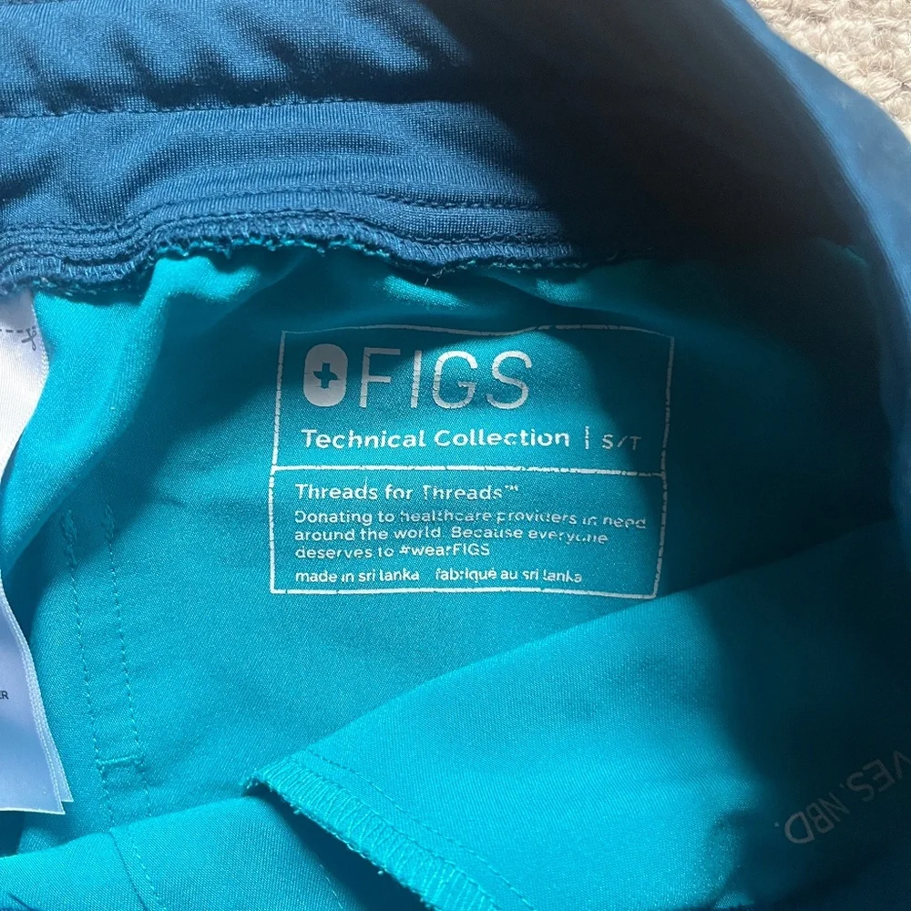 Figs Teal Joggers S - Picture 4 of 5